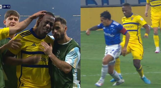 Luis Advíncula fue expulsado a los 10 segundos en el Boca Juniors vs Cruzeiro [VIDEO]