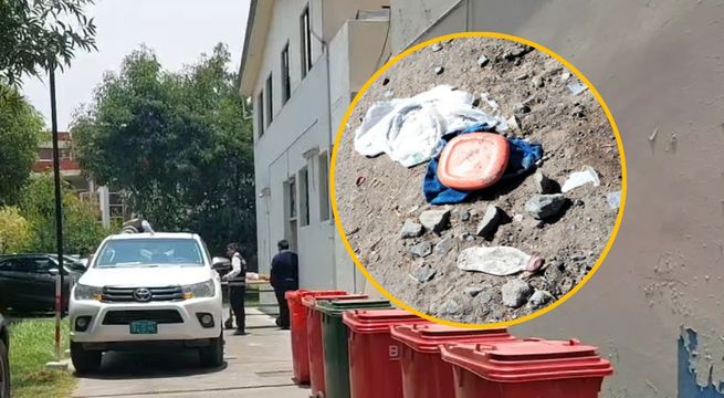 Feto de 24 semanas es hallado al interior de un táper en descampado