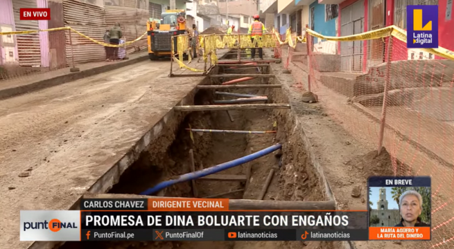 Dina Boluarte y el megaproyecto de agua 