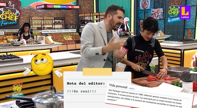 El Gran Chef Famosos: Jely Reátegui revela CURIOSO dato sobre su vida, ¿qué dijo?