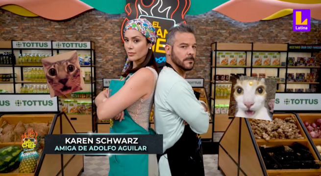 El Gran Chef Famosos: Adolfo Aguilar sorprende al traer a Karen Schwarz como refuerzo