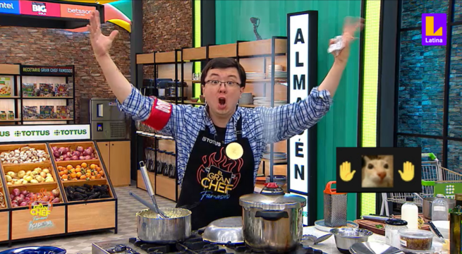 El Gran Chef Famosos: Phillip Chu Joy entra en PÁNICO y grita desesperadamente, ¿por qué?