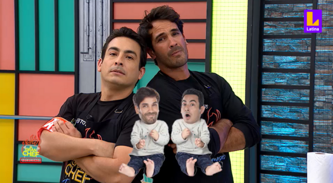 El Gran Chef Famosos: ¿Separados al nacer? Carlos Palma e Israel Dreyfus posan juntos