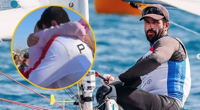 Stefano Peschiera y su madre protagonizan emotivo abrazo tras recibir medalla de bronce