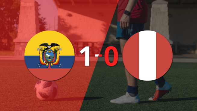 Ecuador derrotó 1-0 a Perú con un gol de Enner Valencia