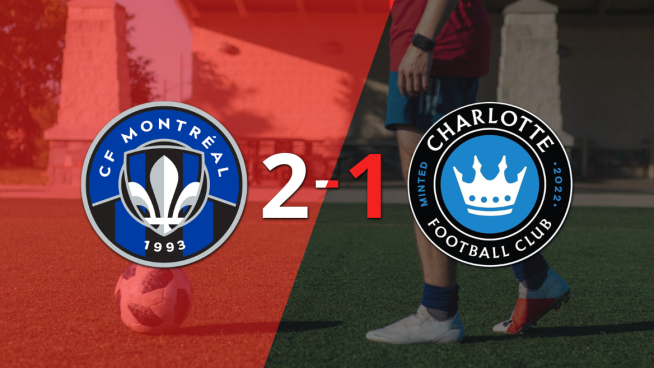 Charlotte FC fue relegado por CF Montréal en una derrota por 2-1