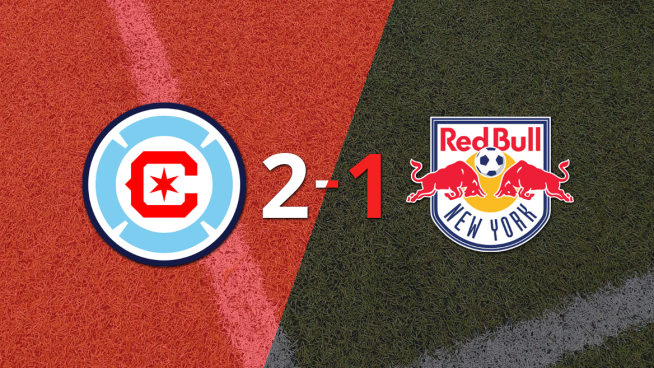 Victoria de Chicago Fire sobre New York Red Bulls por 2-1