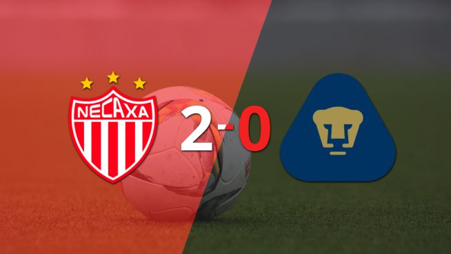 Con dos goles, Necaxa se impuso a Pumas UNAM en el estadio Victoria