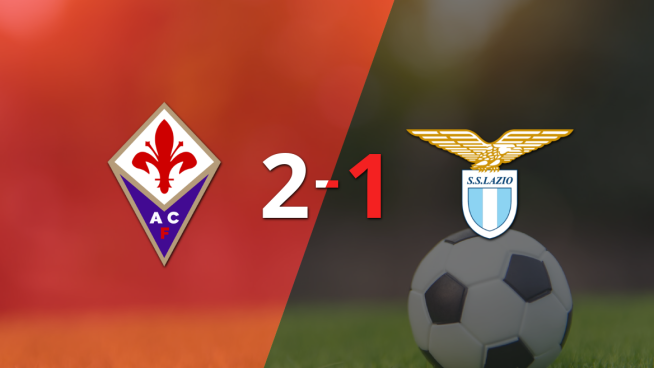 Fiorentina le dio vuelta el partido a Lazio con un 2-1 y triunfo agónico