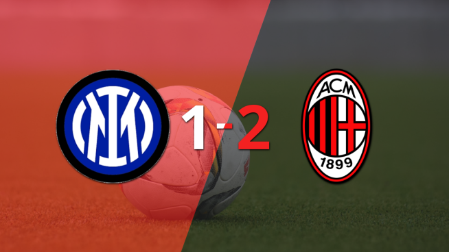 Con un marcador 2-1, Milan derrotó a Inter por el 