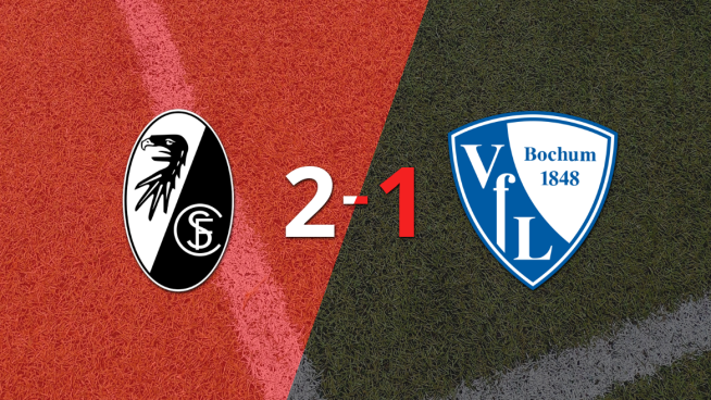Friburgo lo dio vuelta ante Bochum y venció por 2 a 1