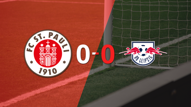 FC St. Pauli y RB Leipzig igualaron sin goles en el marcador