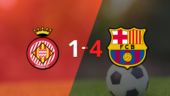 Barcelona le pasó por encima a Girona con doblete de Lamine Yamal