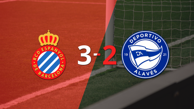 Triplete de Javi Puado en el triunfo de Espanyol ante Alavés por 3-2