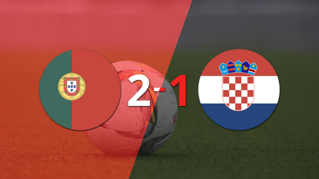 Croacia no pudo con Portugal y perdió 2 a 1