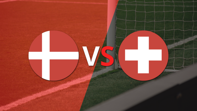 Dinamarca le ganó como anfitrión a Suiza por 2-0