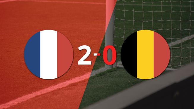 Francia celebró una victoria 2-0 sobre Bélgica