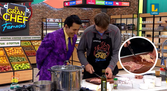 El Gran Chef Famosos: Armando Machuca sepulta al corte de carne de Christian Thorsen