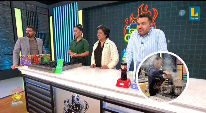El Gran Chef Famosos: José Peláez PREOCUPADO por olor a QUEMADO, ¿será de Ale Baigorria?