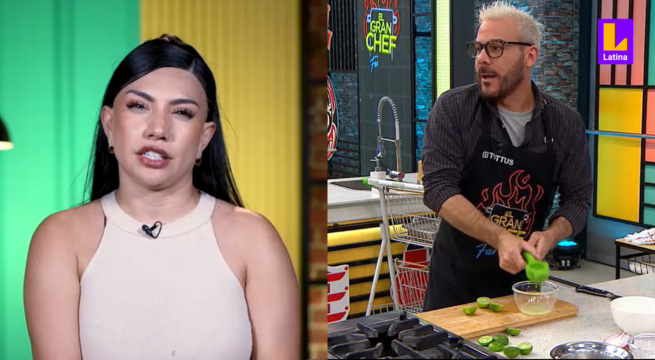 El Gran Chef Famosos: Diana Sánchez tilda a Adolfo Aguilar de ¿VIEJO?