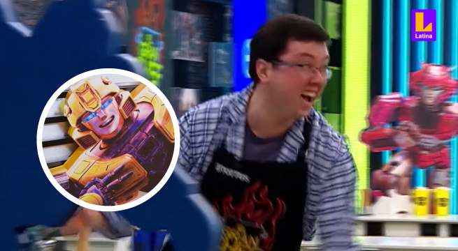 El Gran Chef Famosos: Phillip Chu Joy ESTALLA de EMOCIÓN al ver el set ambientado en Transformers