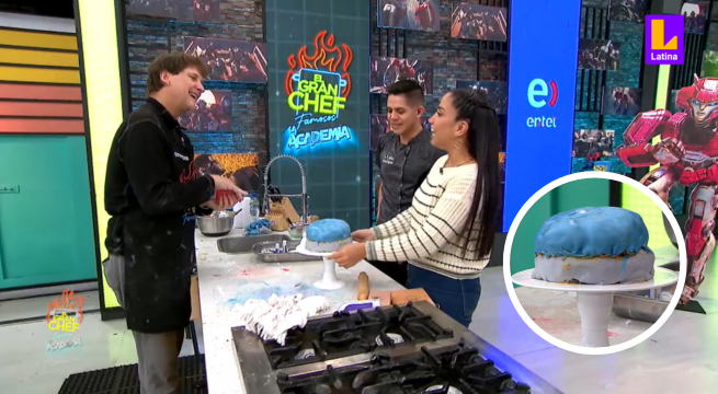 El Gran Chef Famosos: Nelly Rossinelli SE BURLA del pastel de Christian Thorsen