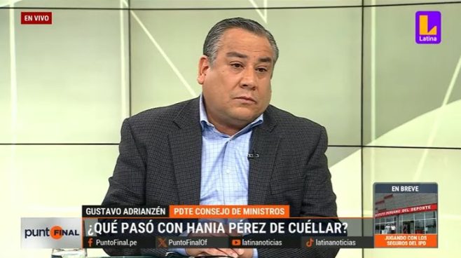 Gustavo Adrianzén sobre cambios ministeriales: 