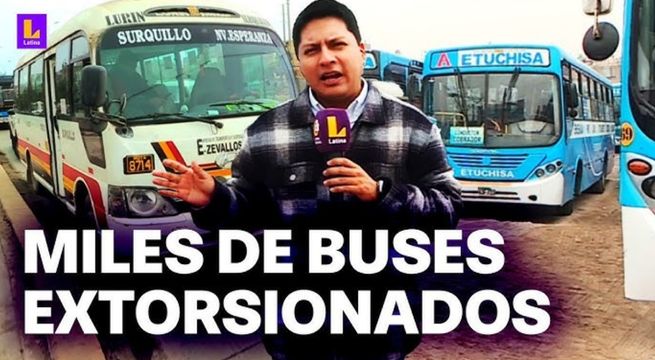¿Cuánto años de cárcel implica la extorsión a empresas de transporte?