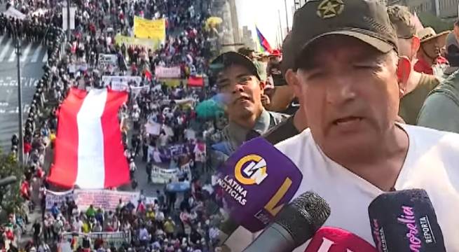 Manifestante llora en vivo y exige salida del Gobierno y Congreso: 
