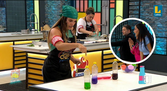 El Gran Chef Famosos: Alejandra Baigorria la rompe en juego de las botellas