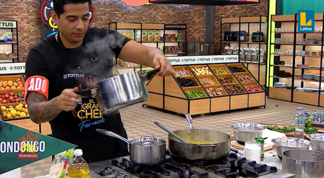 El Gran Chef Famosos: Anthony Chávez QUEMA su arroz a minutos de terminar el segundo plato