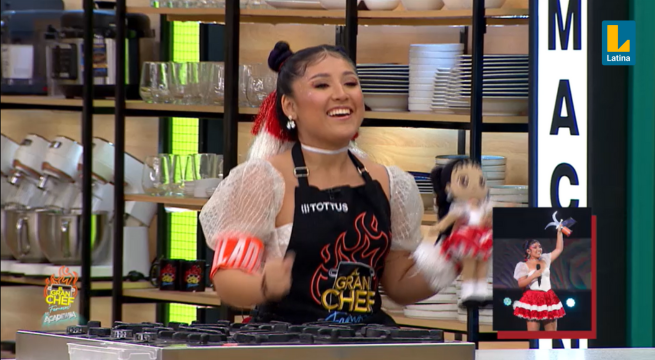 El Gran Chef Famosos: Milena Warthon SORPRENDE al utilizar traje con el ganó en 