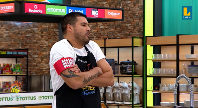 El Gran Chef Famosos: Erick Delgado está molesto y disconforme con la decisión del jurado tras ser reprobado
