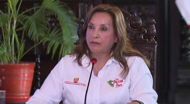 Boluarte al ser consultada sobre el 'cofre': “La pregunta invade el espacio personal familiar”