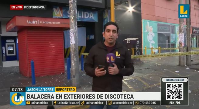 Independencia: balean discoteca en plena avenida Carlos Izaguirre