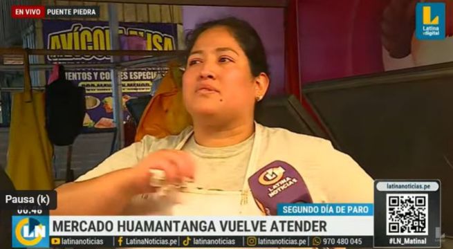 Comerciante se quiebra en vivo al contar que fue extorsionada: 