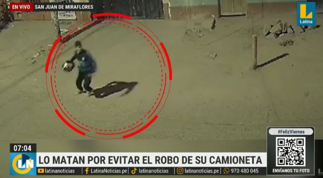 Hombre es asesinado a balazos tras resistirse al robo de su camioneta en SJM