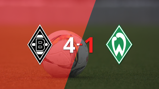 B. Mönchengladbach golea 4-1 a Werder Bremen