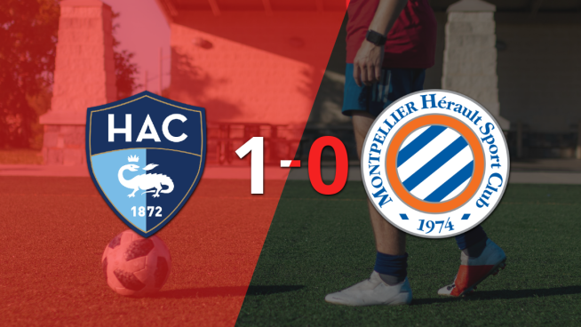 Le Havre AC derrotó 1-0 a Montpellier con un penal de Abdoulaye Touré
