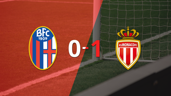 Con gol agónico, Mónaco se quedó con la victoria 1-0 ante Bologna en el estadio Stadio Renato Dall'Ara