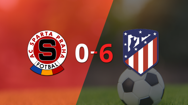 Atlético de Madrid se impone con un marcador 6-0, con dobletes de Julián Álvarez y Ángel Correa