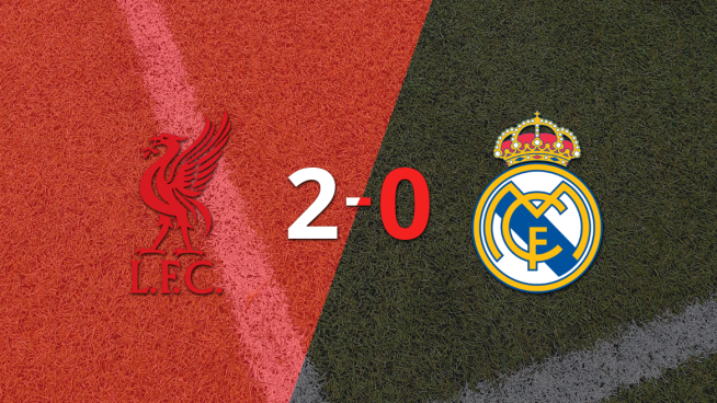 Liverpool le ganó como anfitrión a Real Madrid por 2-0