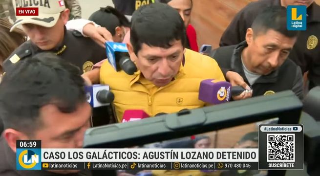 Así fue detenido Agustín Lozano, presidente de la FPF | VIDEO