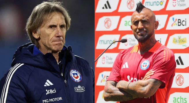 ¿Arturo Vidal será titular ante Perú? Ricardo Gareca alista once de 'La Roja'