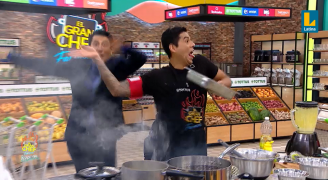 El Gran Chef Famosos: Anthony Chávez BAILA mientras se 
