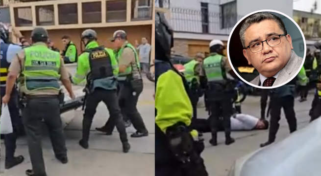 Santiváñez sobre policía herido en San Borja: 