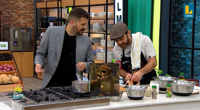 El Gran Chef Famosos: Emilram Cossío y el DOLOROSO BLOOPER en su regreso a la Súper Revancha