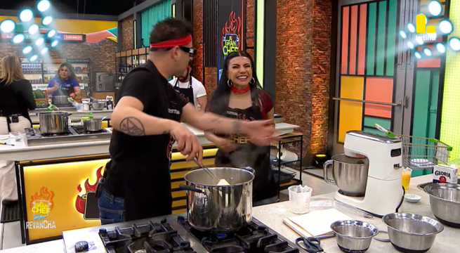 El Gran Chef Famosos: Ricky Trevitazo interrumpe baile de Diana Sánchez y la manda a 