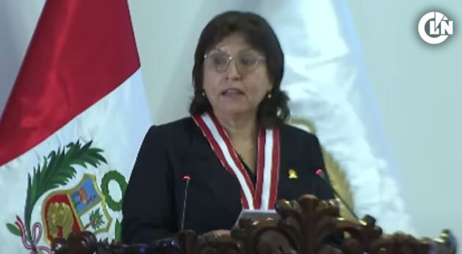 Delia Espinoza juró como nueva fiscal de la Nación para el periodo 2024 - 2027