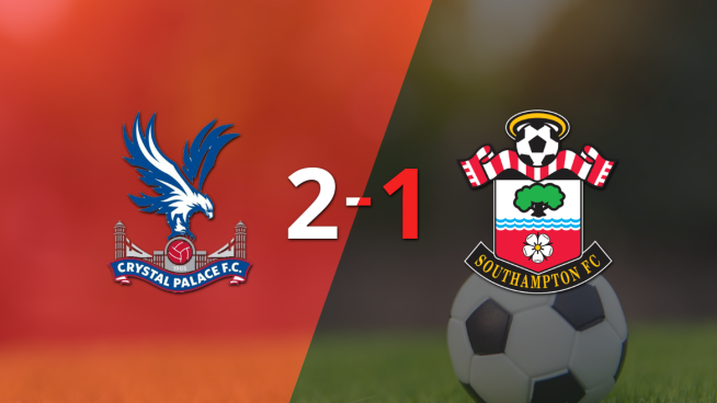 Crystal Palace le dio vuelta el partido a Southampton con un 2-1